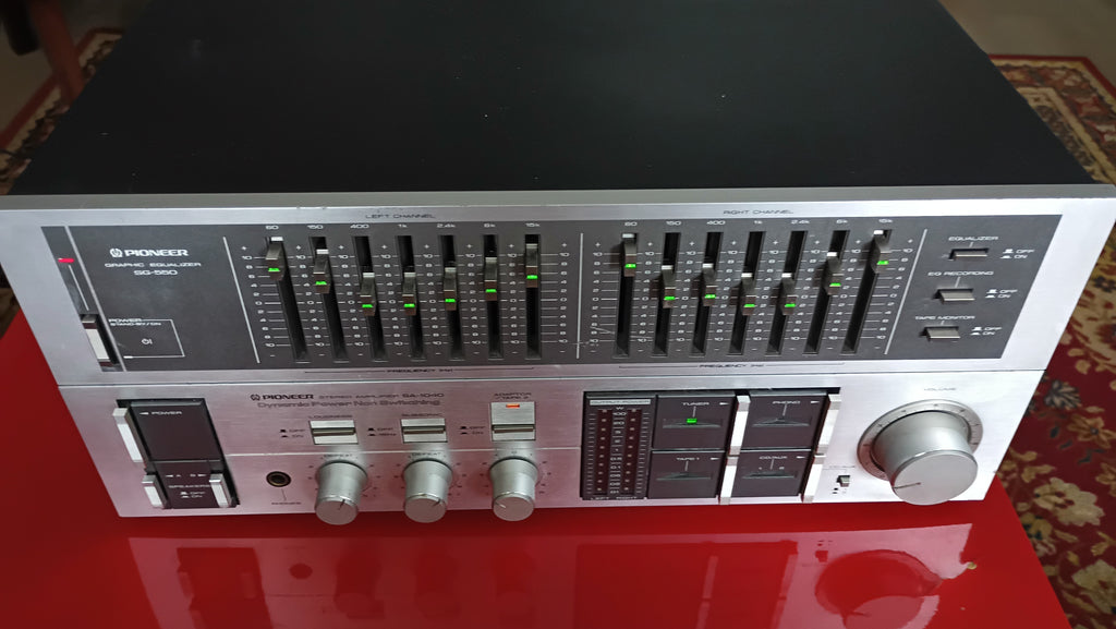 Pioneer hifi stack SA-1040 Amplifier and matching Equalizer vintage