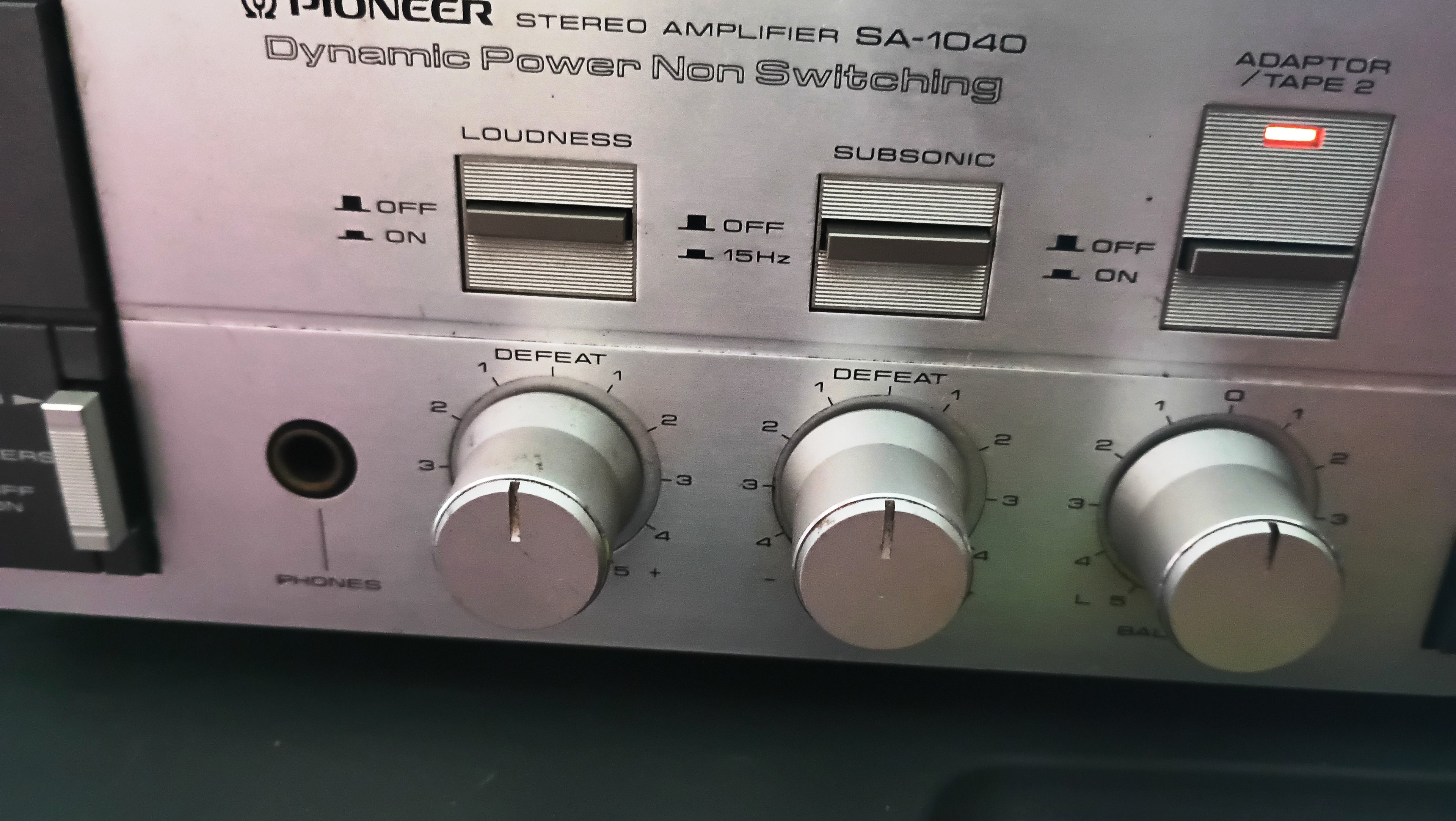 Pioneer hifi stack SA-1040 Amplifier and matching Equalizer vintage