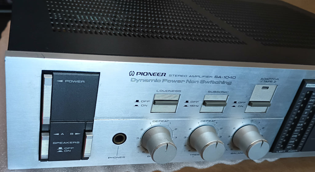 Pioneer hifi stack SA-1040 Amplifier and matching Equalizer vintage