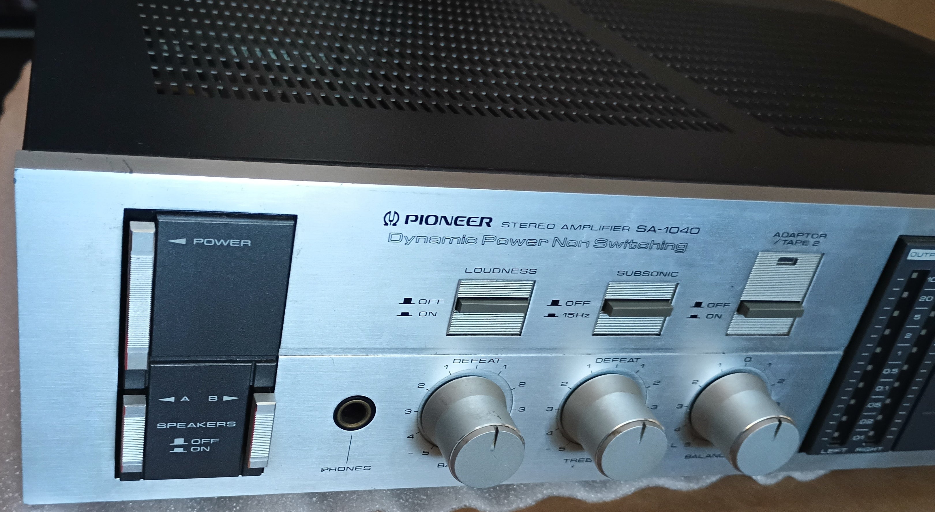 Pioneer hifi stack SA-1040 Amplifier and matching Equalizer vintage