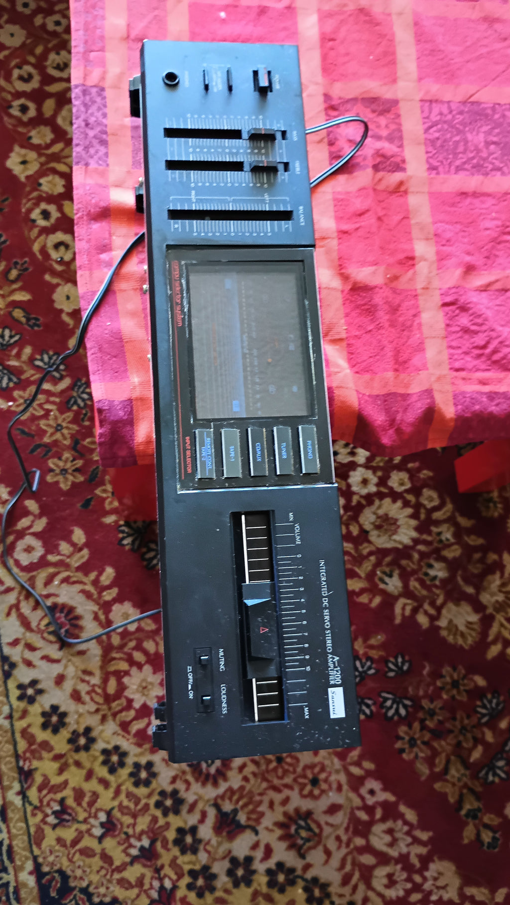 Sansui A-1200 Integrated Stereo Amplifier DC servo 2x125 watts