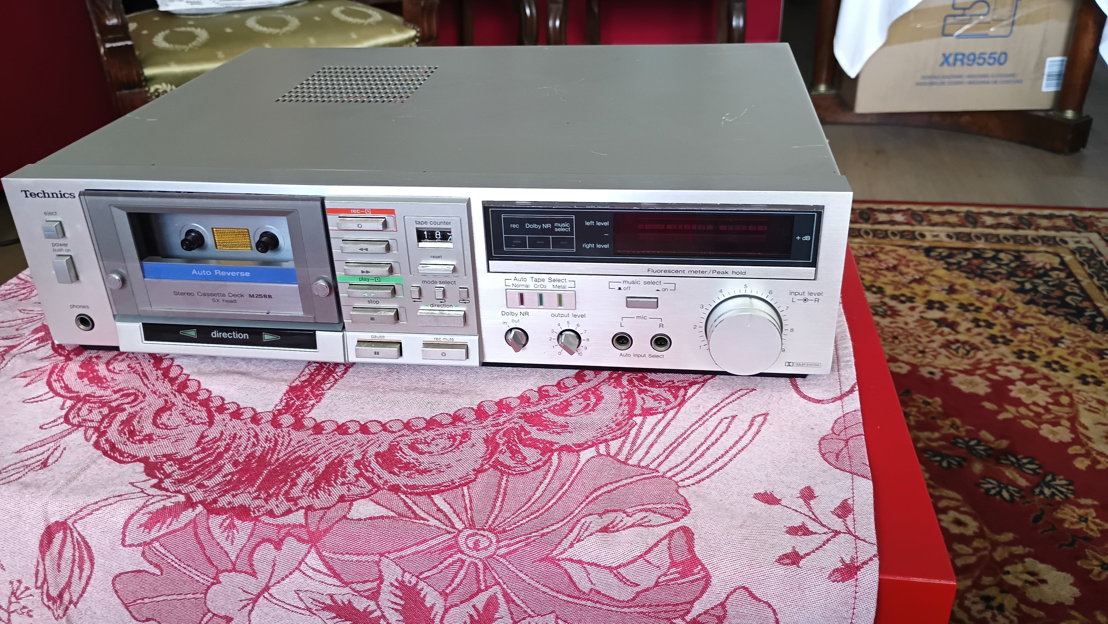 Technics RS-M258R Auto-Reverse Cassette Deck — New Belts, Fully Working