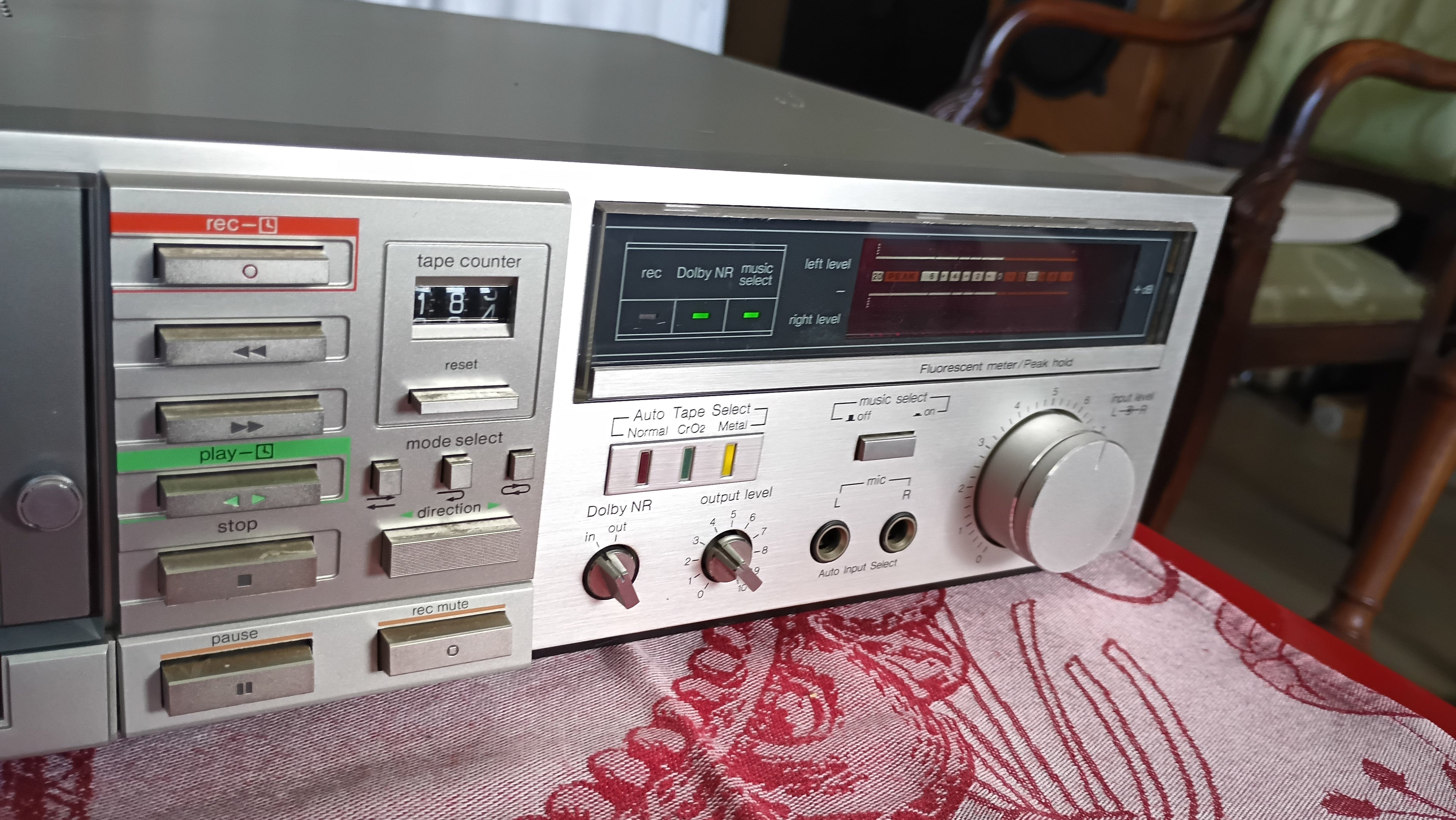 Technics RS-M258R Auto-Reverse Cassette Deck — New Belts, Fully Working